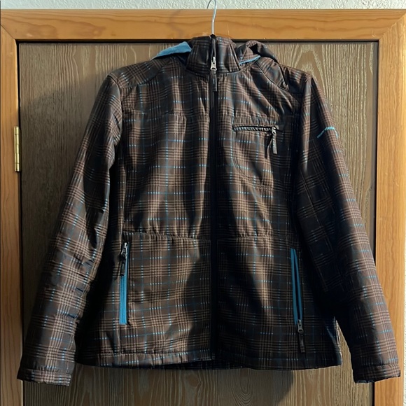 Free Country Brown and Blue Jacket - Picture 1 of 8